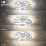 68W LED Deckenleuchte Hexagon 8-teilig CCT 68W LED Deckenleuchte Hexagon 8-teilig CCT